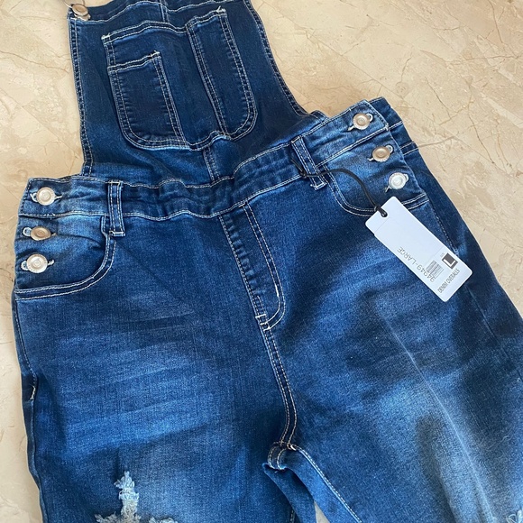 Hammer Jeans Pants - Woman’s Distressed Overalls